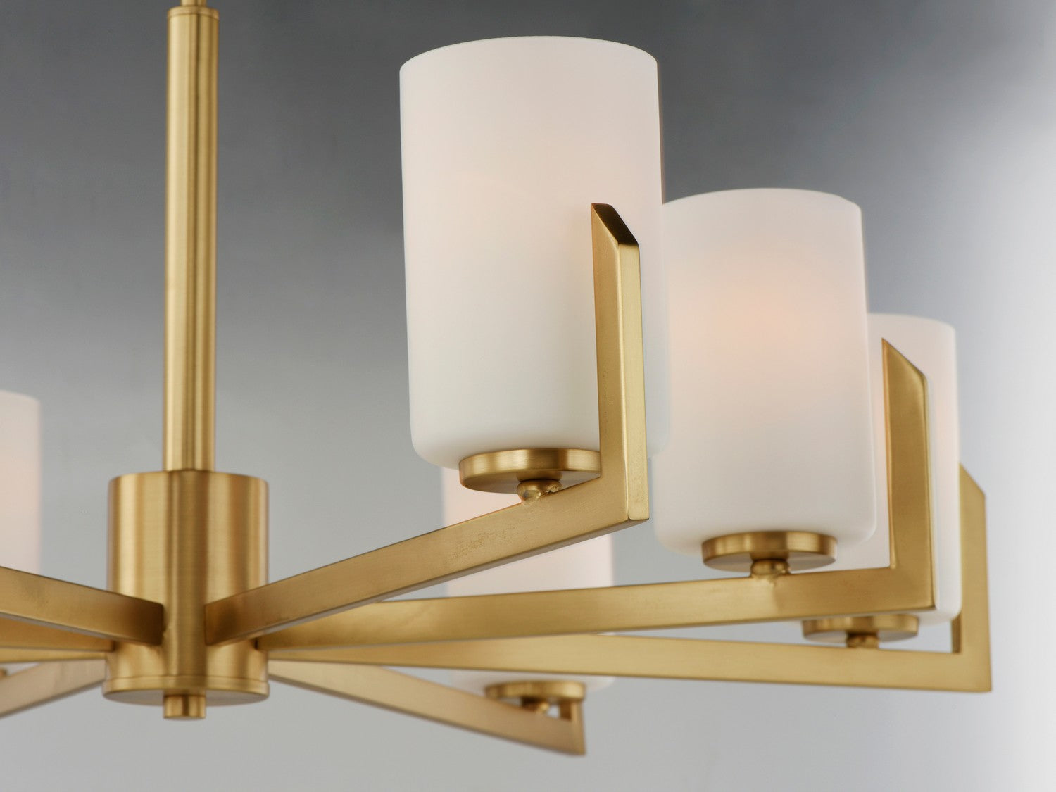 Maxim - 21288SWSBR - Eight Light Chandelier - Dart - Satin Brass