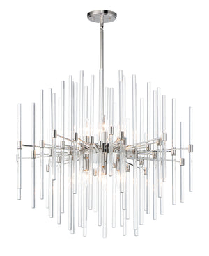 Maxim - 38406CLPN - Eight Light Pendant - Divine - Polished Nickel