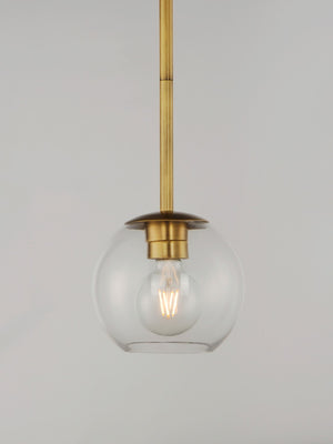 Maxim - 38419CLNAB - One Light Pendant - Branch - Natural Aged Brass