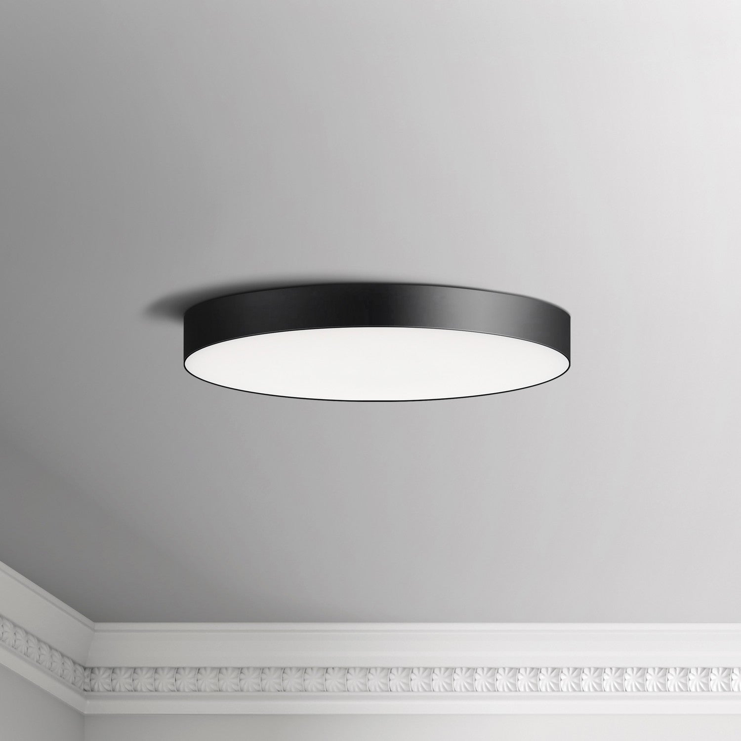 Maxim - 57662WTBK - LED Flush Mount - Trim - Black