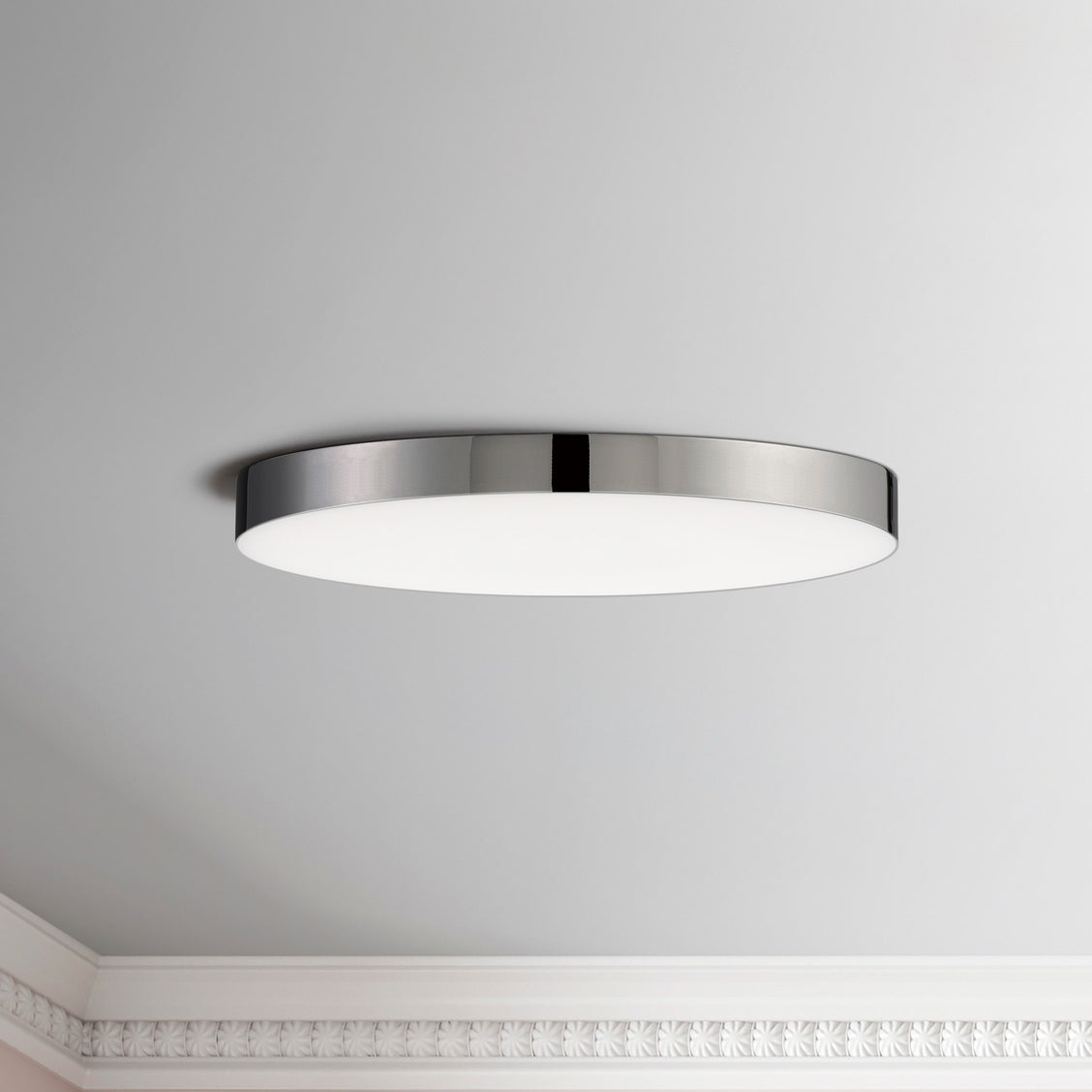 Maxim - 57663WTPC - LED Flush Mount - Trim - Polished Chrome