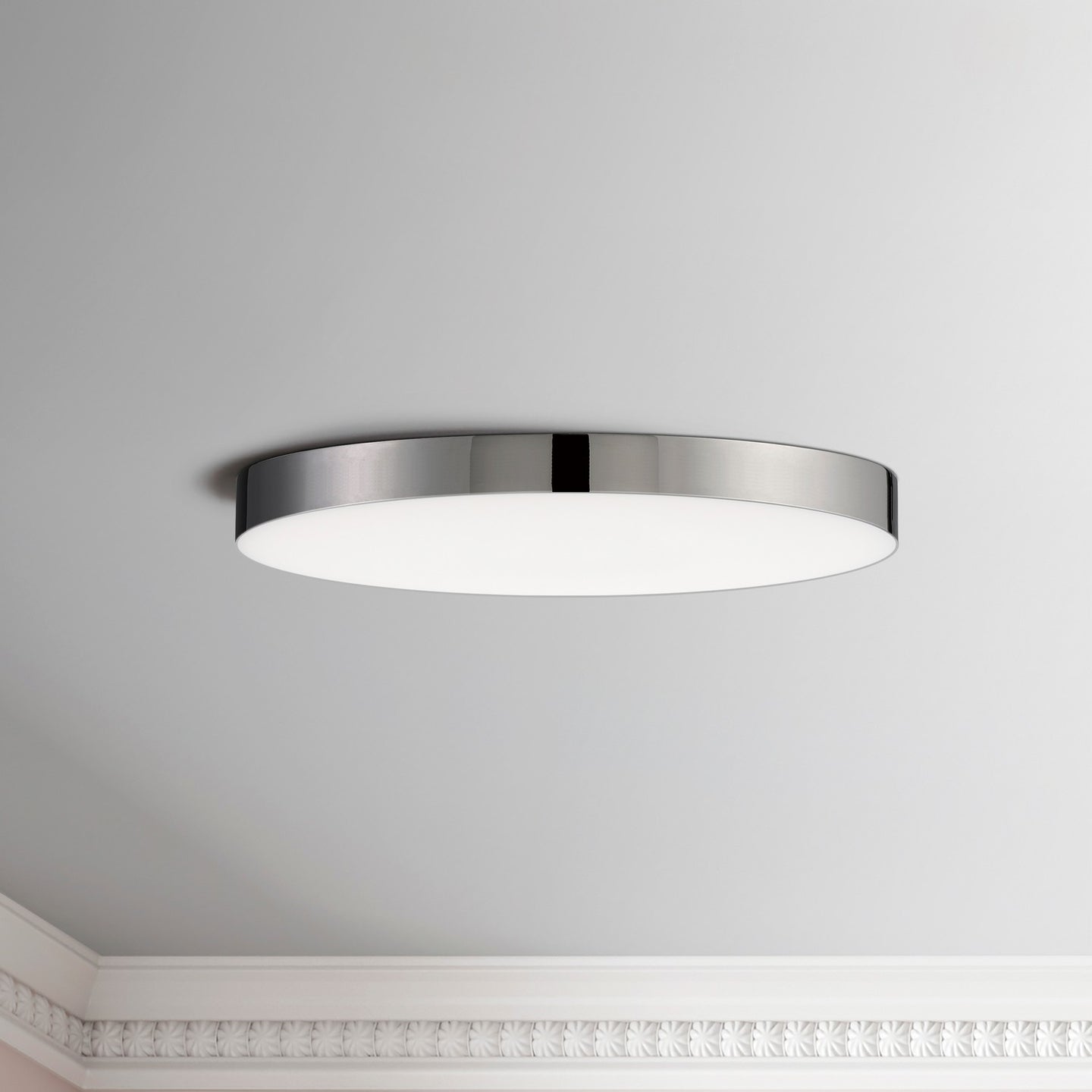 Maxim - 57663WTPC - LED Flush Mount - Trim - Polished Chrome