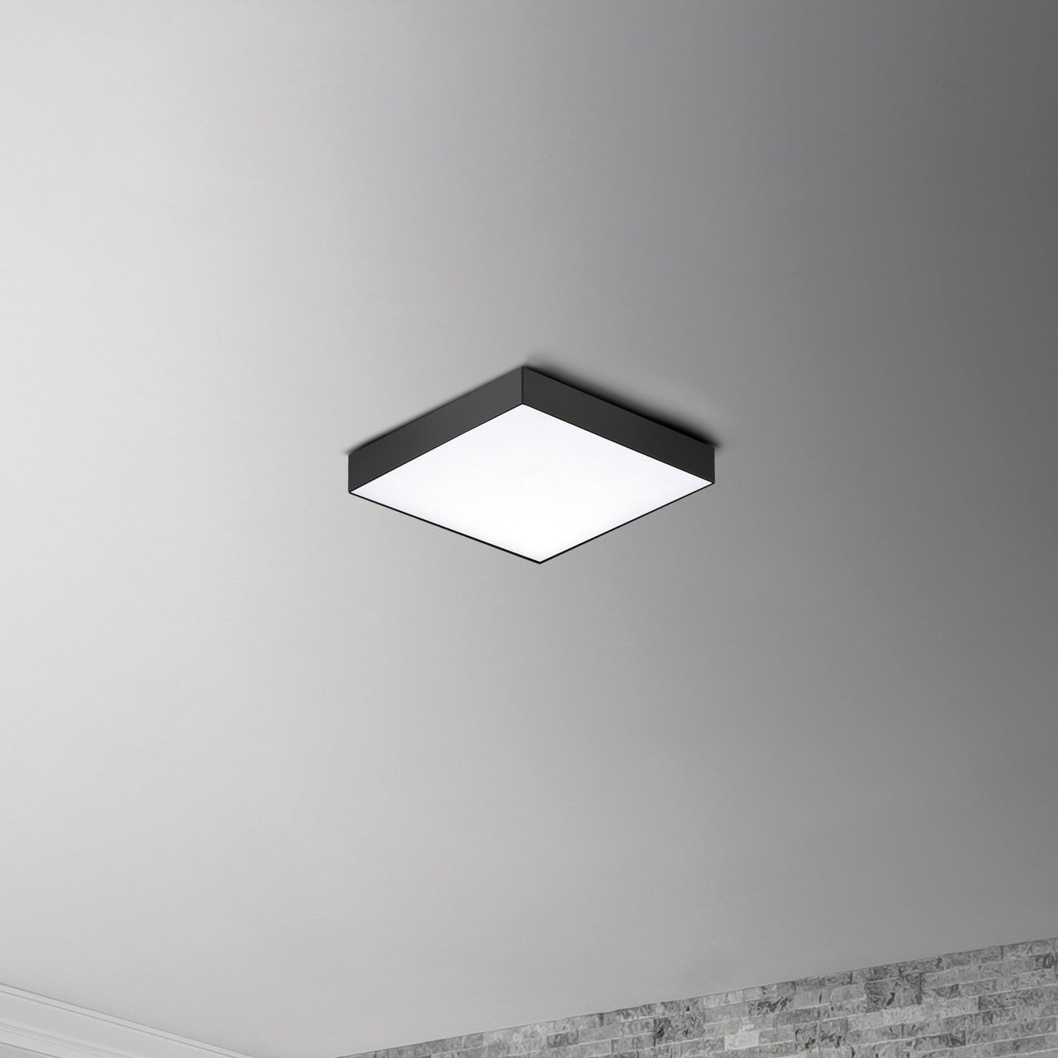 Maxim - 57665WTBK - LED Flush Mount - Trim - Black