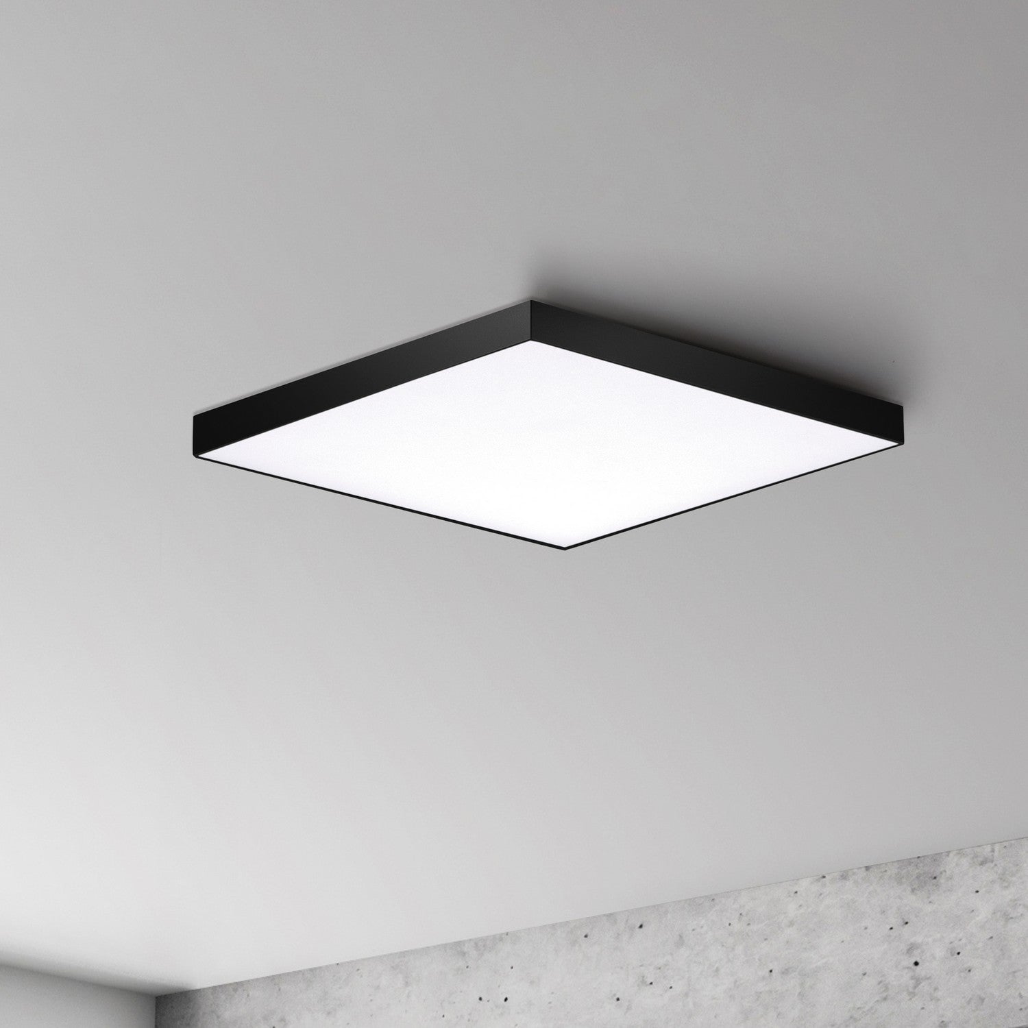 Maxim - 57669WTBK - LED Flush Mount - Trim - Black