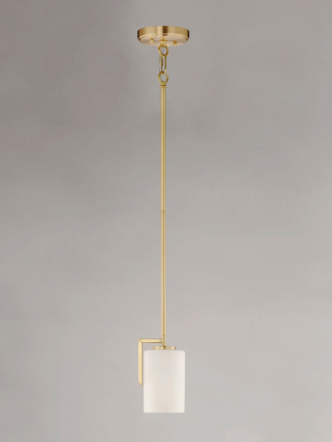 Maxim - 91280SWSBR - One Light Mini Pendant - Dart - Satin Brass