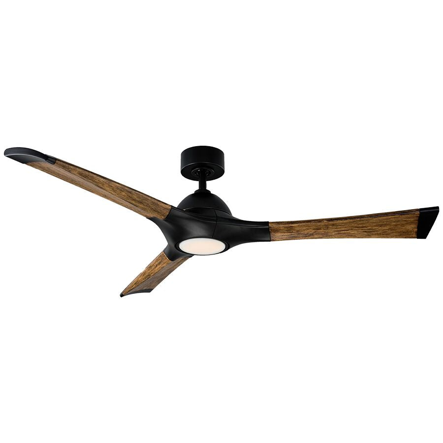 Modern Forms Fans - FR-W1814-60L35MBDK - 60" Ceiling Fan - Woody - Matte Black/Distressed Koa