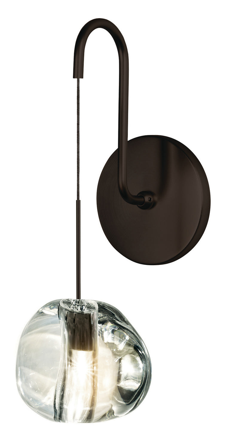 Stone Lighting - WS085CRBZX1 - Wall Sconce - Blob - Bronze