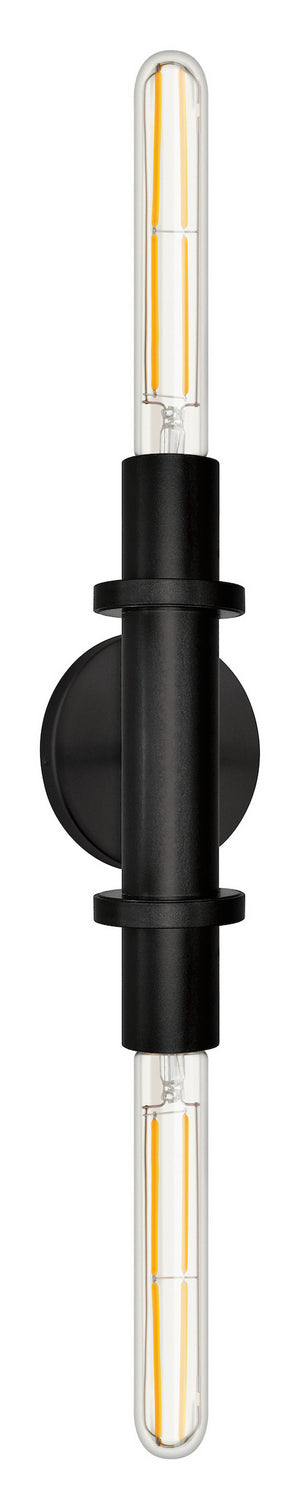 Stone Lighting - WS327DBLRT3A - Wall Sconce - Firenze - Black