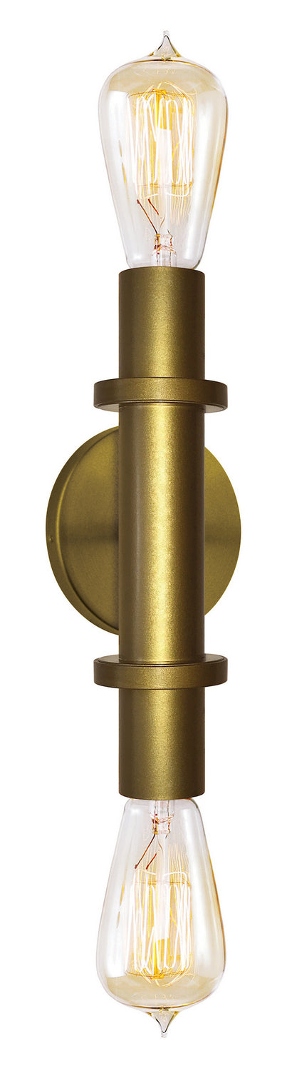 Stone Lighting - WS327DSBRT3A - Wall Sconce - Firenze - Satin Brass