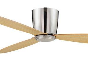 Beacon Lighting - 21051901 - 52``Ceiling Fan - Radar - Brushed Chrome and Teak