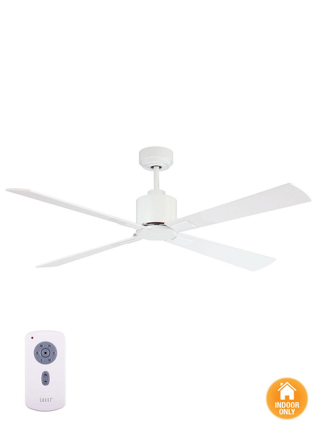 Beacon Lighting - 210521010 - 52``Ceiling Fan - Climate - White