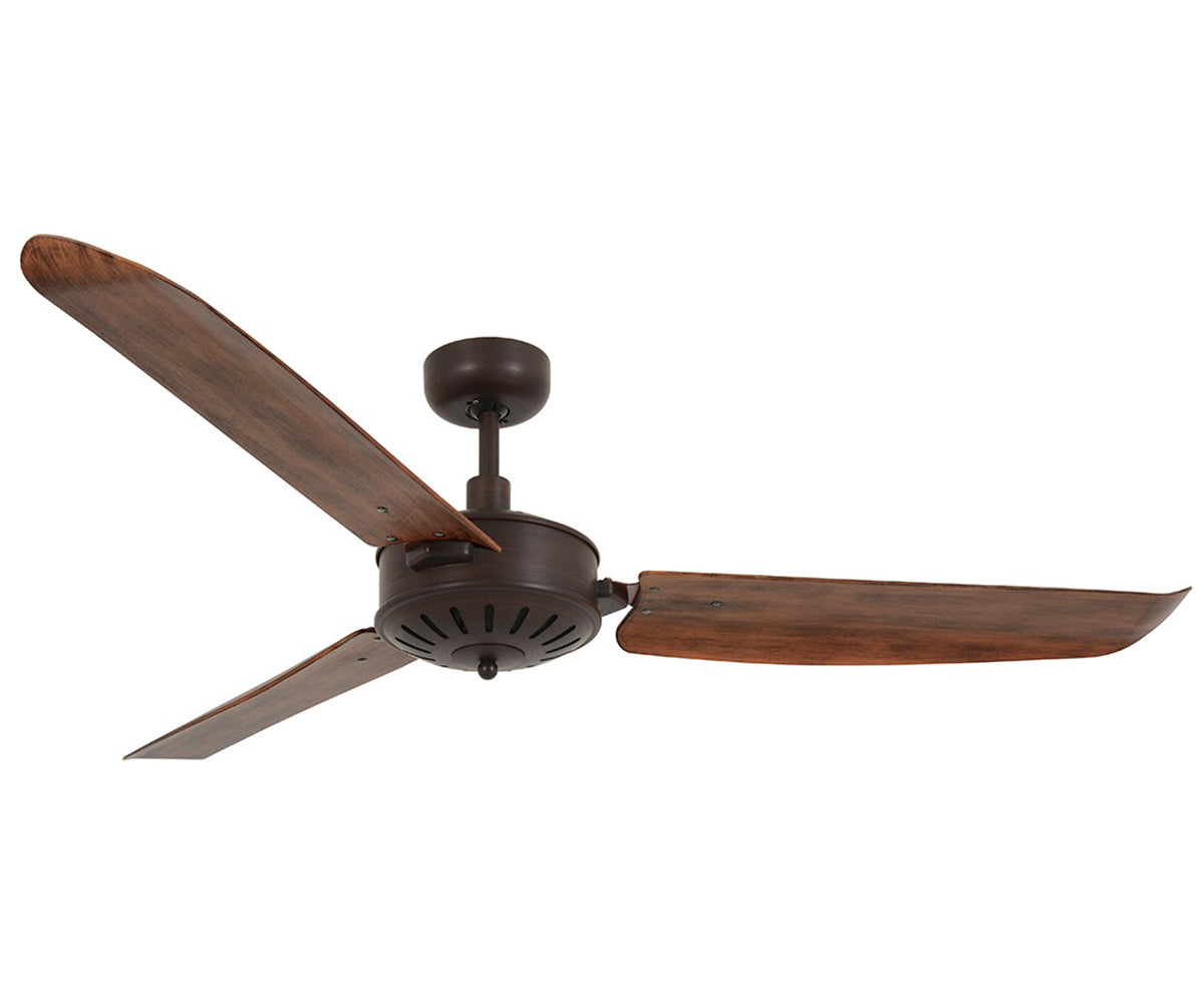 Beacon Lighting - 21101701 - 56"Ceiling Fan - Carolina - Oil Rubbed Bronze and Dark Koa