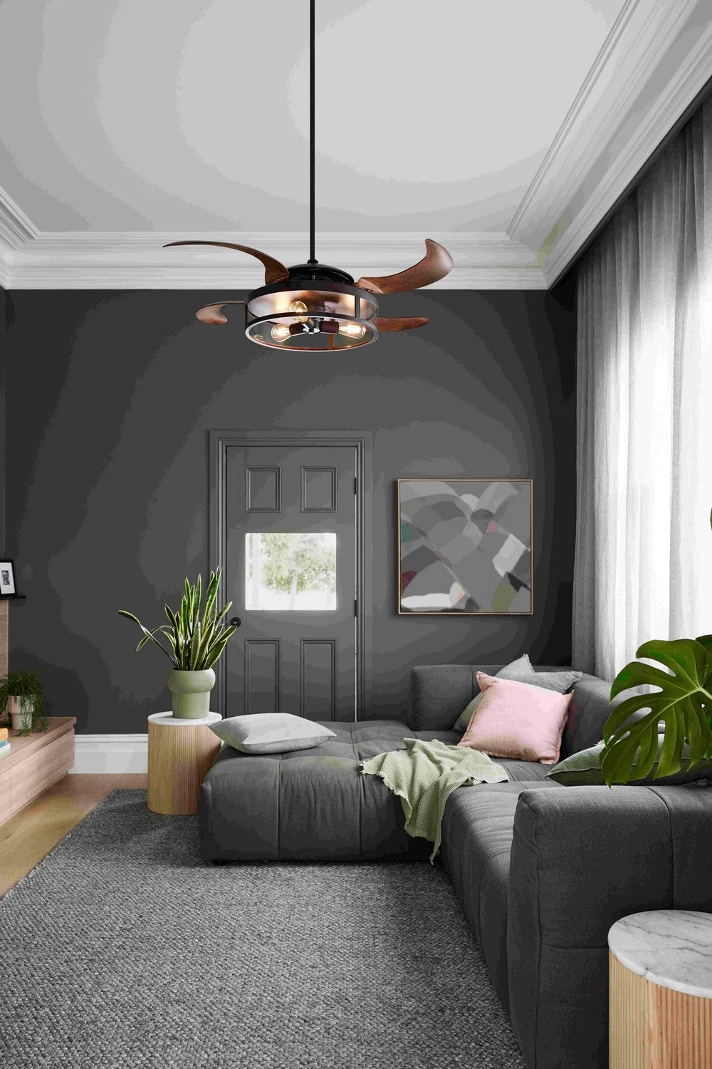 Beacon Lighting - 212925010 - 48``Ceiling Fan - Classic - Oil Rubbed Bronze and Dark Koa