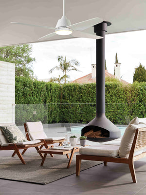 Beacon Lighting - 21299401 - 52"Ceiling Fan - Aria - White