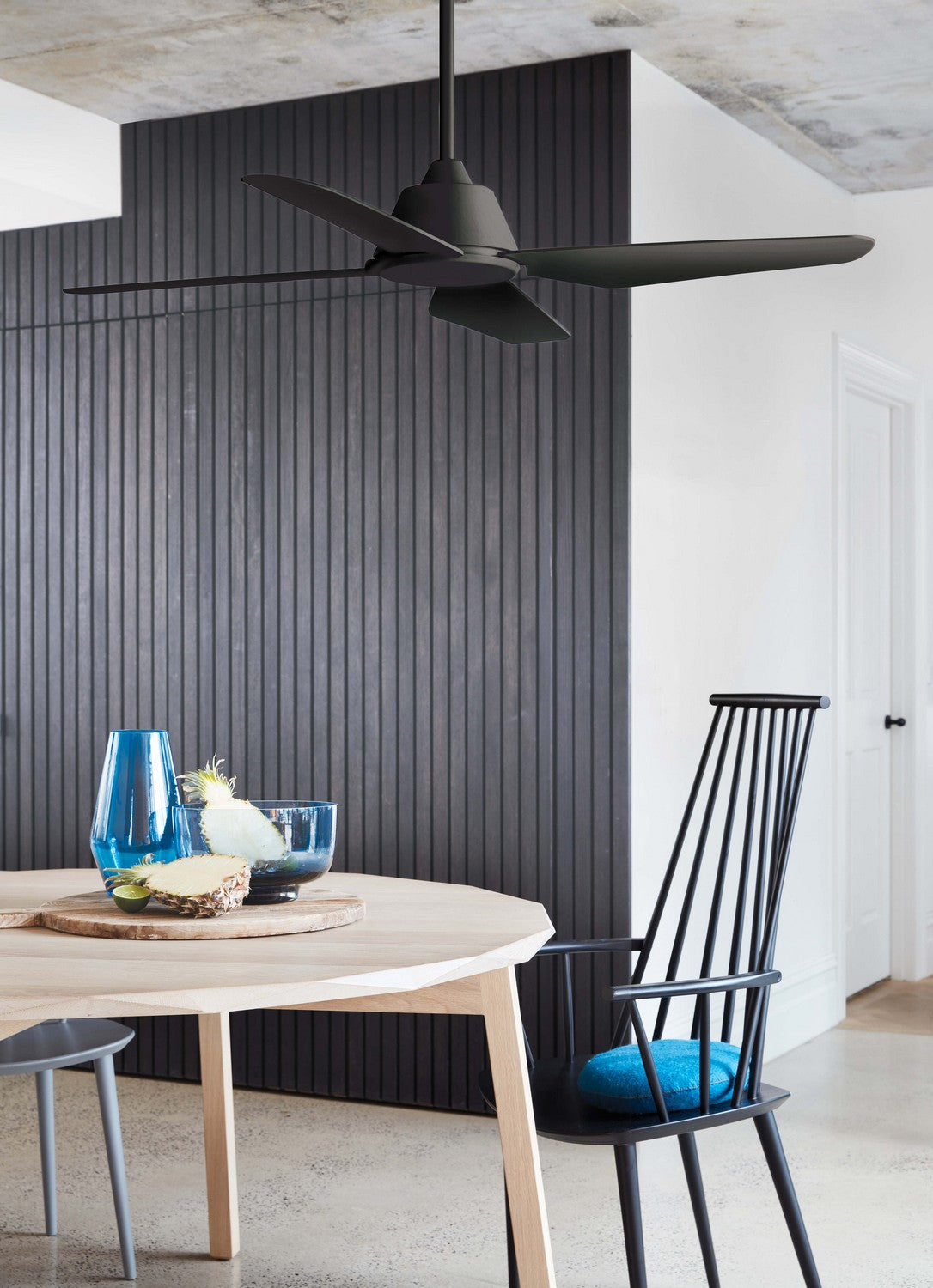 Beacon Lighting - 21299801 - 52``Ceiling Fan - Aria - Black