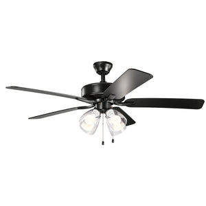 Kichler - 330016SBKS - 52"Ceiling Fan - Basics Pro Premier - Satin Black
