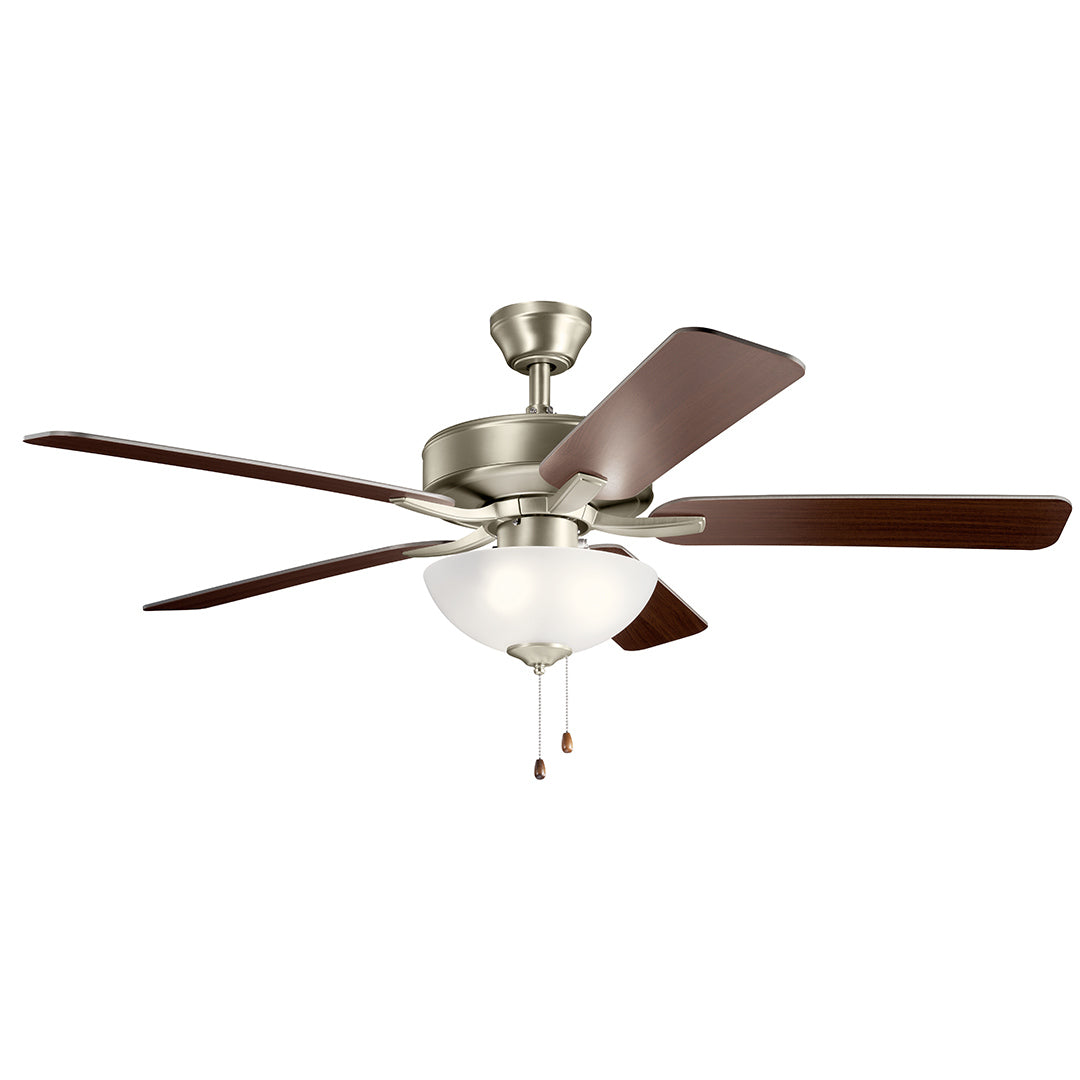 Kichler - 330017NI - 52"Ceiling Fan - Basics Pro Select - Brushed Nickel