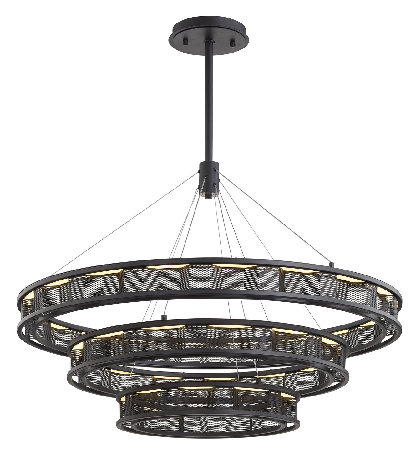 Troy Lighting - F6866-SFB - LED Chandelier - Fuze - Soft Off Black