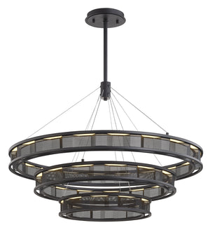 Troy Lighting - F6866-SFB - LED Chandelier - Fuze - Soft Off Black