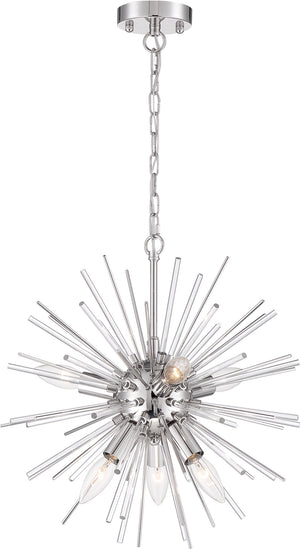 Nuvo Lighting - 60-6993 - Eight Light Chandelier - Cirrus - Polished Nickel