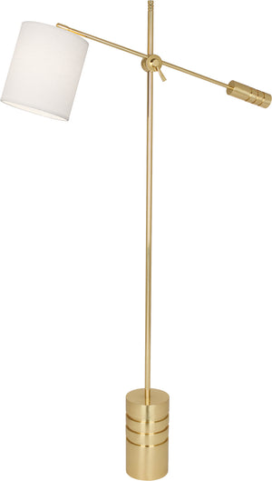 Robert Abbey - 292 - One Light Floor Lamp - Campbell - Modern Brass