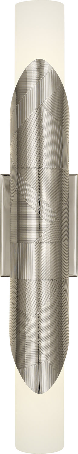 Robert Abbey - S621 - Two Light Wall Sconce - Michael Berman Brut - Polished Nickel