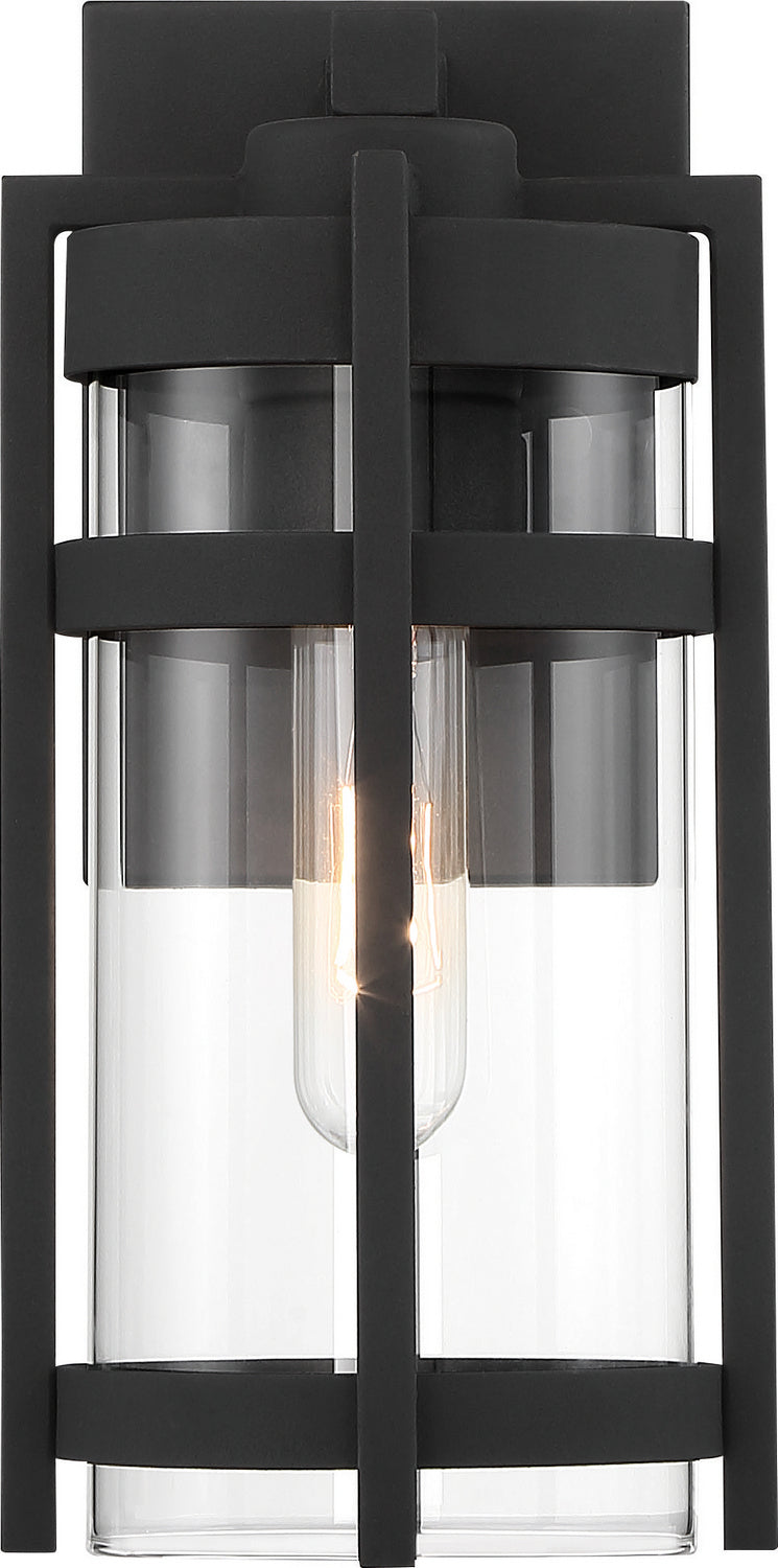 Nuvo Lighting - 60-6571 - One Light Outdoor Wall Lantern - Tofino - Textured Black / Clear Glass