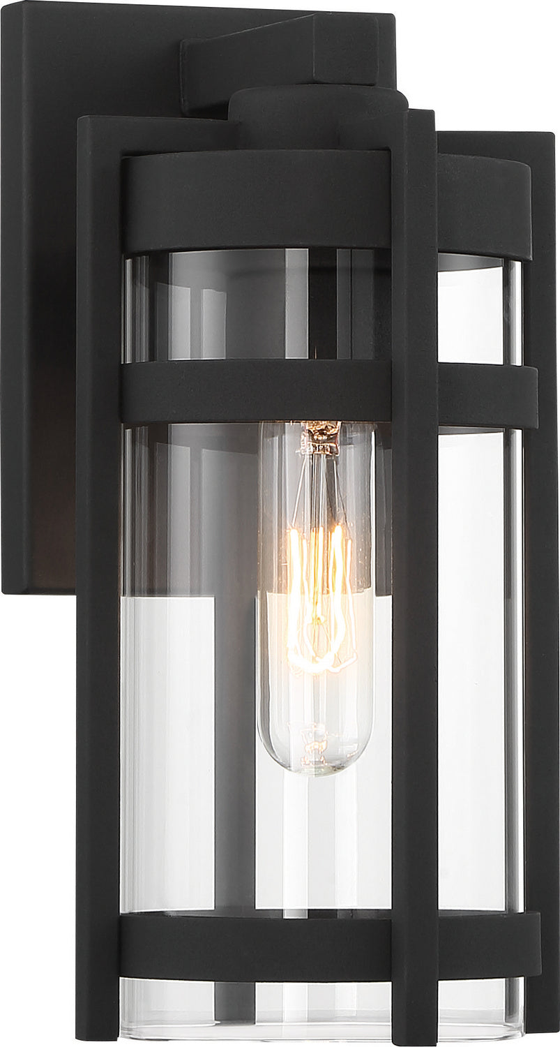 Nuvo Lighting - 60-6571 - One Light Outdoor Wall Lantern - Tofino - Textured Black / Clear Glass