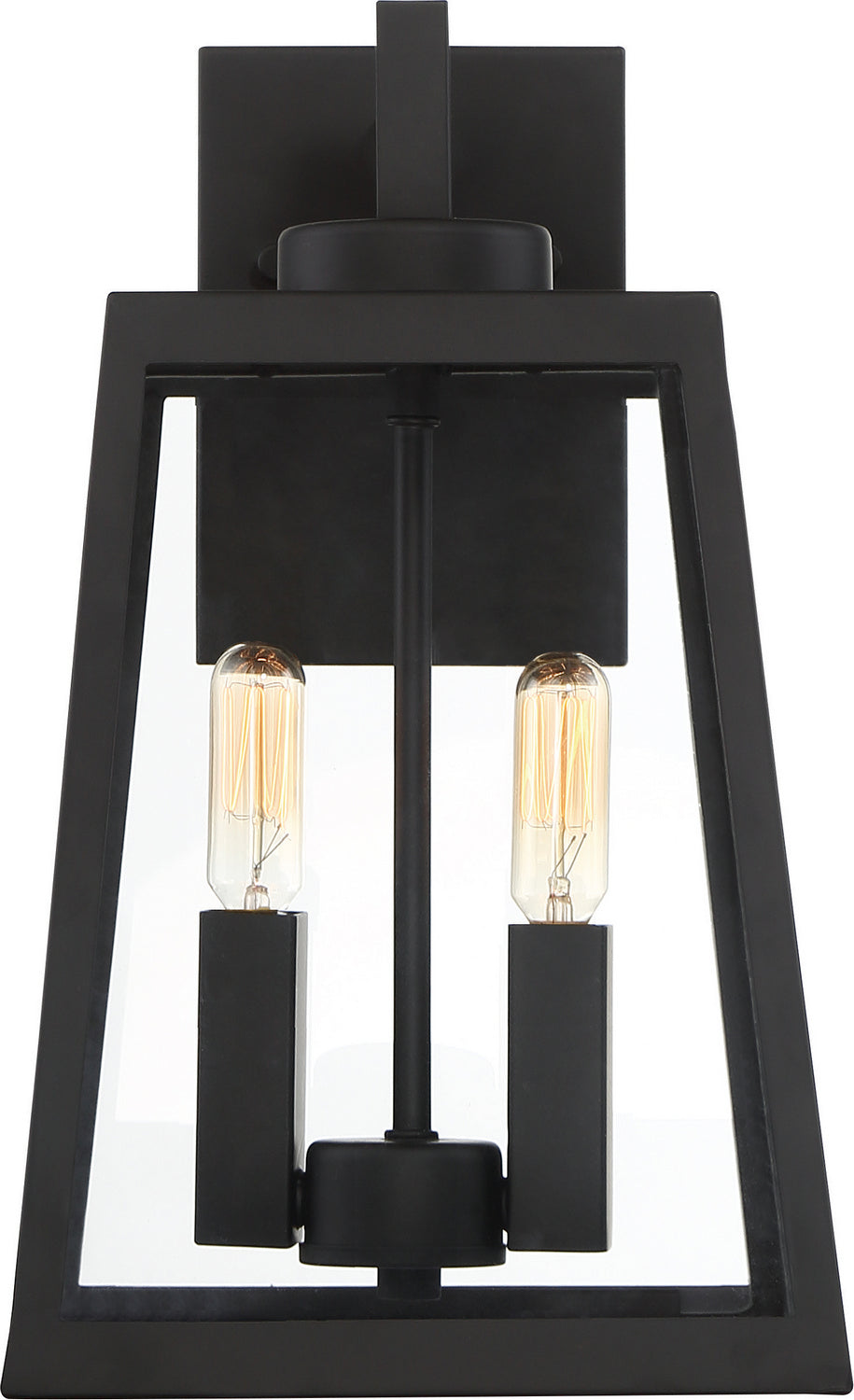 Nuvo Lighting - 60-6582 - Two Light Wall Lantern - Halifax - Matte Black