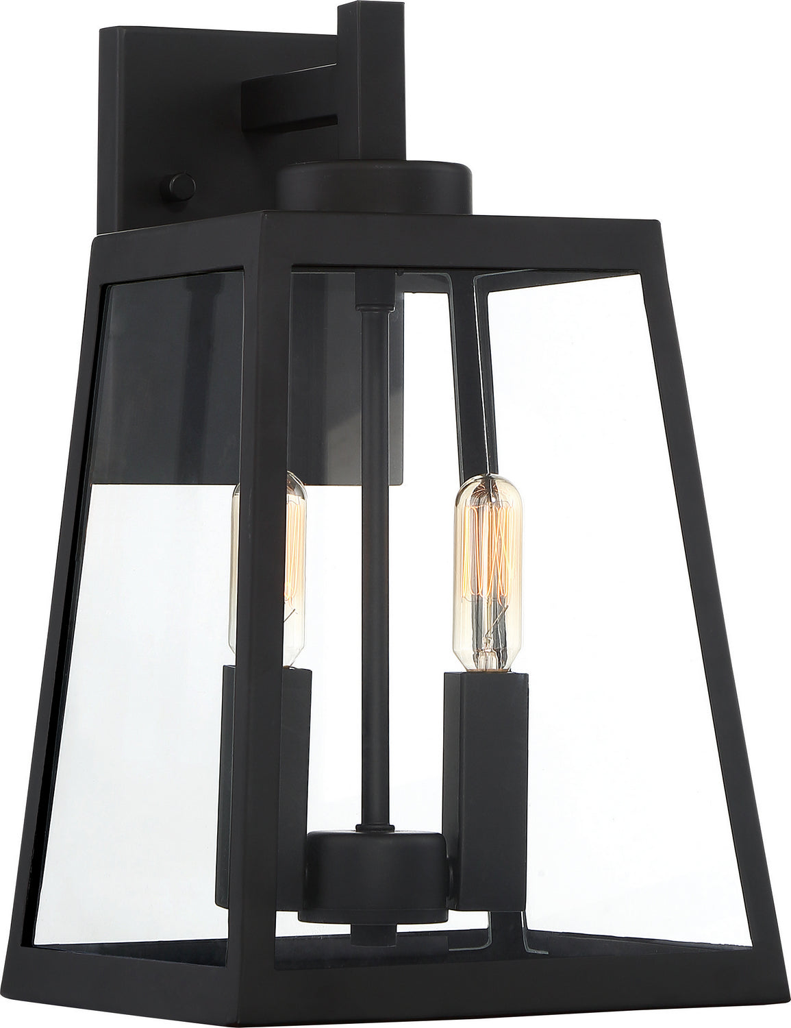 Nuvo Lighting - 60-6582 - Two Light Wall Lantern - Halifax - Matte Black