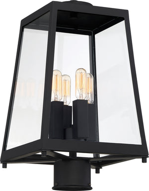 Nuvo Lighting - 60-6585 - Four Light Post Lantern - Halifax - Matte Black