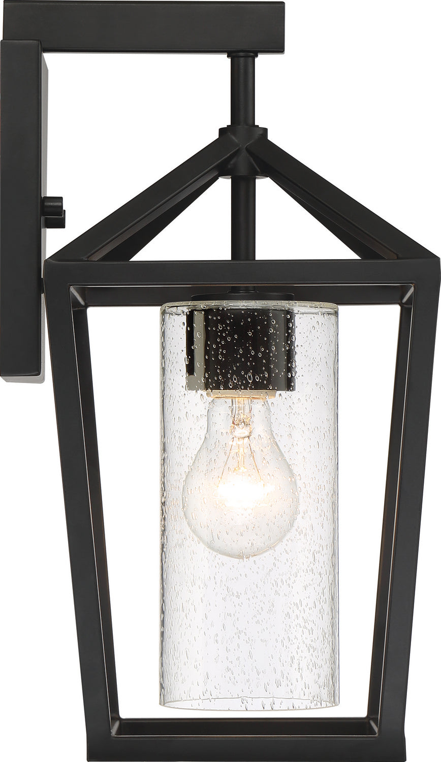 Nuvo Lighting - 60-6592 - One Light Outdoor Wall Lantern - Hopewell - Matte Black