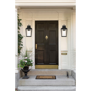 Nuvo Lighting - 60-6592 - One Light Outdoor Wall Lantern - Hopewell - Matte Black