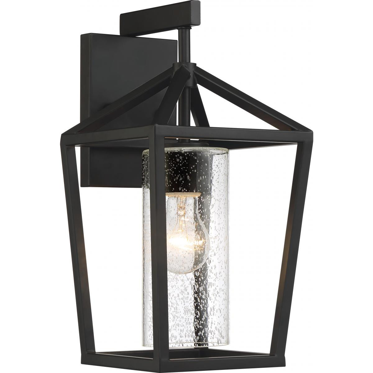 Nuvo Lighting - 60-6592 - One Light Outdoor Wall Lantern - Hopewell - Matte Black