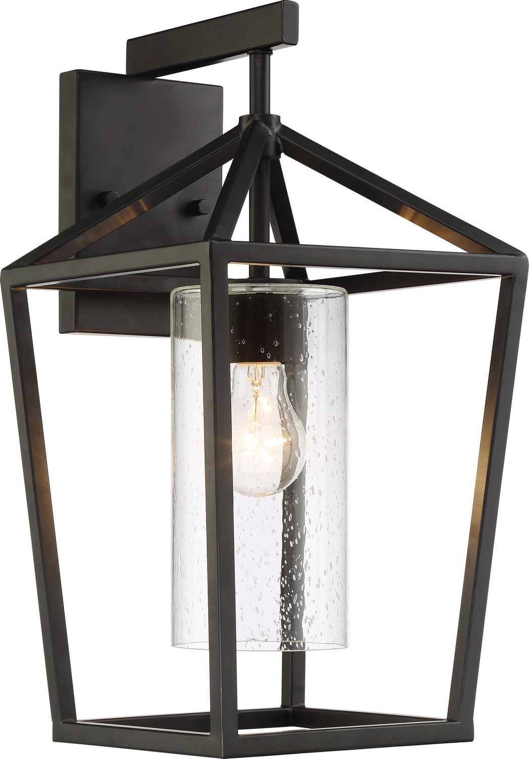 Nuvo Lighting - 60-6593 - One Light Outdoor Wall Lantern - Hopewell - Matte Black