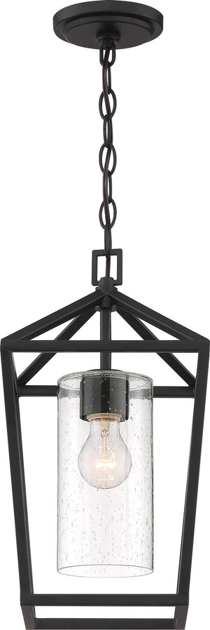 Nuvo Lighting - 60-6594 - One Light Hanging Lantern - Hopewell - Matte Black