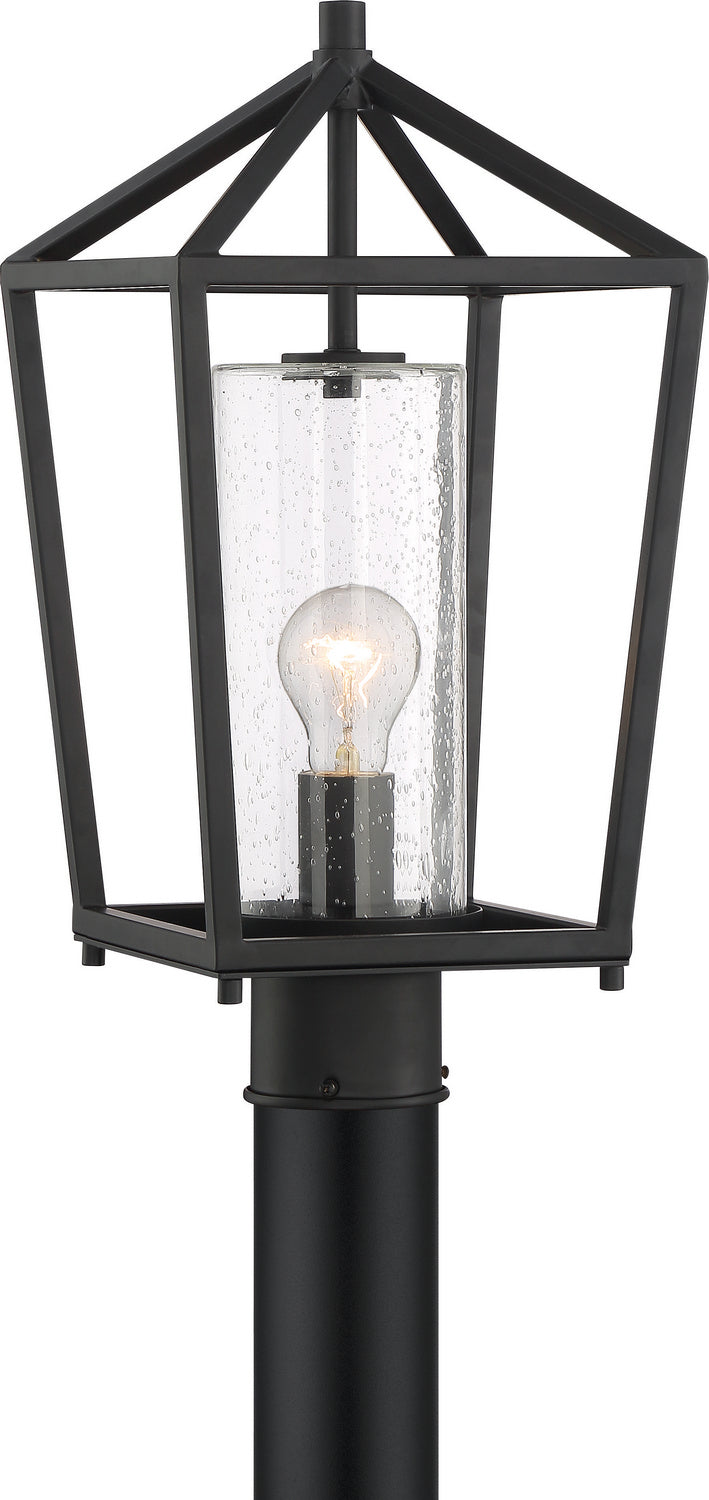 Nuvo Lighting - 60-6595 - One Light Post Lantern - Hopewell - Matte Black