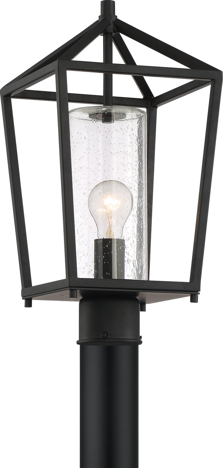 Nuvo Lighting - 60-6595 - One Light Post Lantern - Hopewell - Matte Black