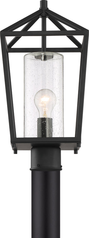 Nuvo Lighting - 60-6595 - One Light Post Lantern - Hopewell - Matte Black