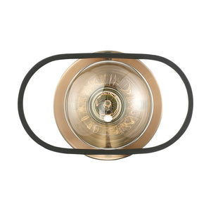 Nuvo Lighting - 60-6651 - One Light Wall Sconce - Chassis - Copper Brushed Brass / Matte Black