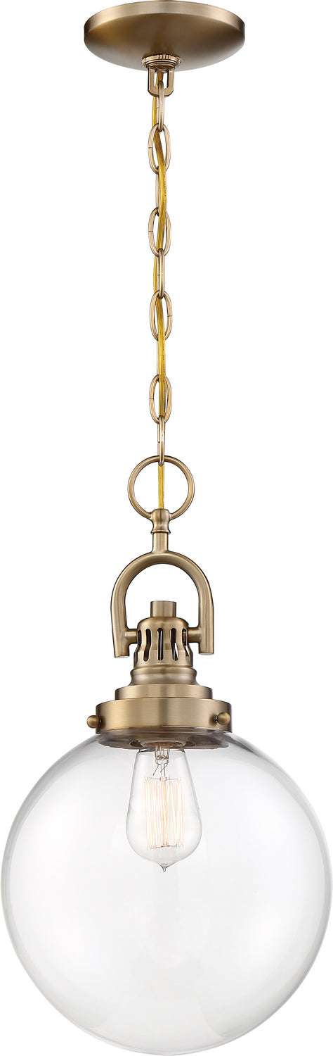 Nuvo Lighting - 60-6671 - One Light Pendant - Skyloft - Burnished Brass