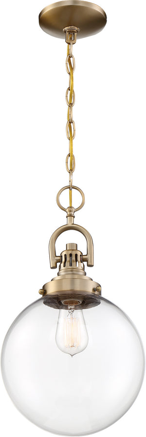 Nuvo Lighting - 60-6671 - One Light Pendant - Skyloft - Burnished Brass