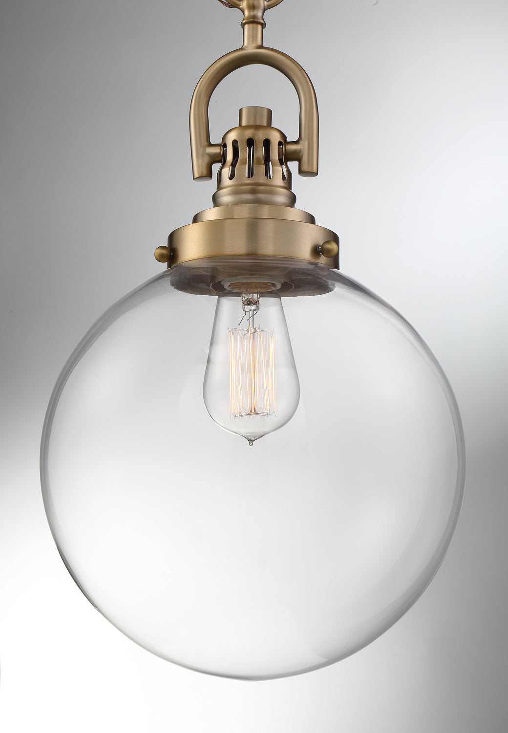 Nuvo Lighting - 60-6671 - One Light Pendant - Skyloft - Burnished Brass