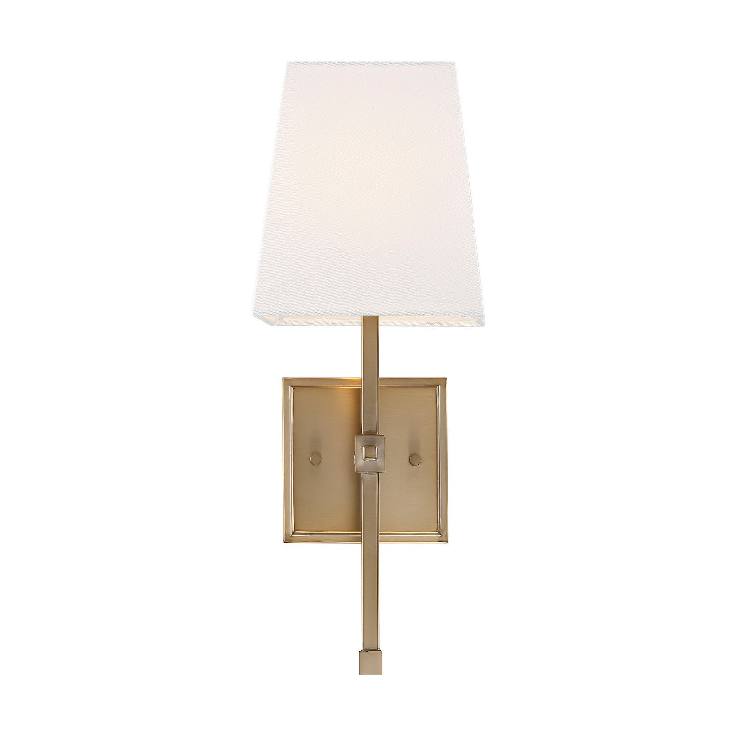 Nuvo Lighting - 60-6707 - One Light Vanity - Highline - Burnished Brass / White