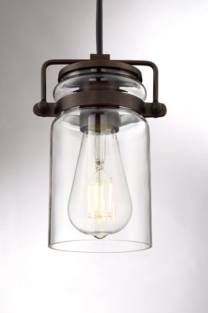 Nuvo Lighting - 60-6731 - One Light Mini Pendant - Antebellum - Mahogany Bronze / Clear Glass