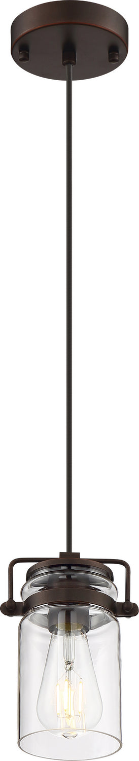 Nuvo Lighting - 60-6731 - One Light Mini Pendant - Antebellum - Mahogany Bronze / Clear Glass