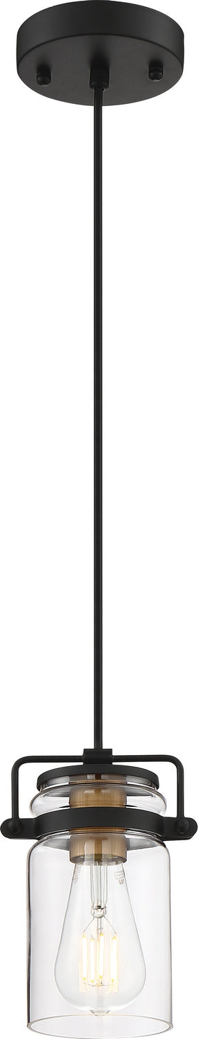 Nuvo Lighting - 60-6733 - One Light Mini Pendant - Antebellum - Black