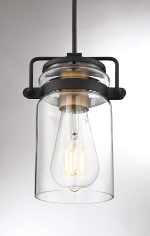 Nuvo Lighting - 60-6733 - One Light Mini Pendant - Antebellum - Black