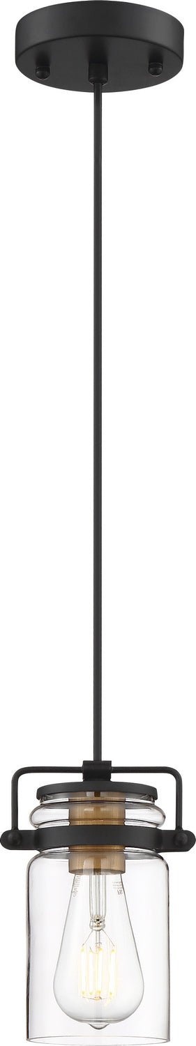 Nuvo Lighting - 60-6733 - One Light Mini Pendant - Antebellum - Black