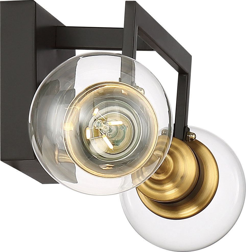 Nuvo Lighting - 60-6972 - Two Light Vanity - Intention - Warm Brass / Black